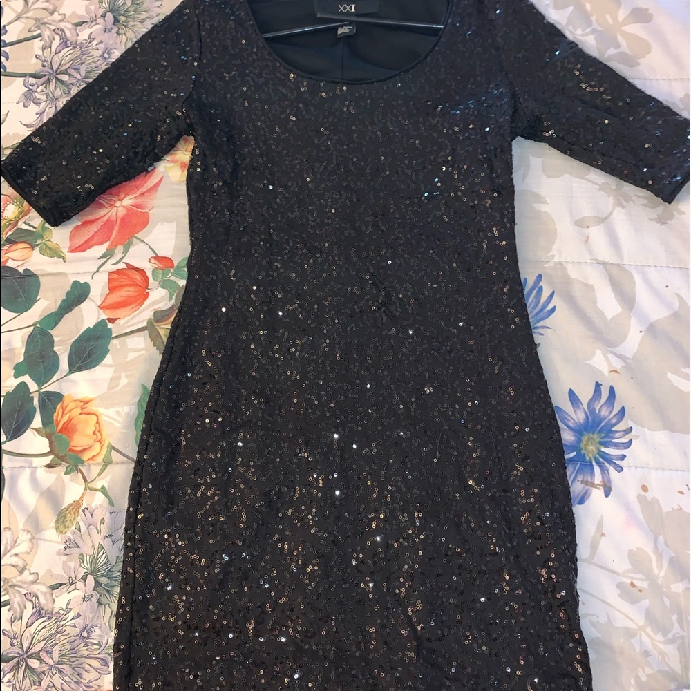 Black night tight dress